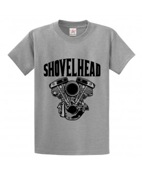 ShovelHead Classic Unisex Kids and Adults T-Shirt for Bikers